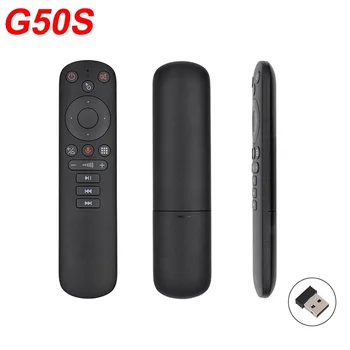 G50S Wireless Fly Air Mouse Gyroscope 2.4G Smart Voice Remote Control G50 for X96 mini H96 MAX X3 PRO Android TV Box vs G20S G30
G50S Wireless Fly Air Mouse Gyroscope 2.4G Smart Voice Remote Control G50 for X96 mini H96 MAX X3 PRO Android TV Box vs G20S G30