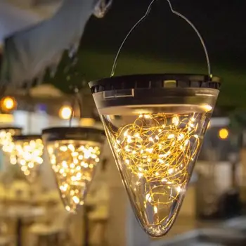 Solar LED Cone Shape Hanging Lamp Outdoor Waterproof Yard Chandelier Light Home Garden Decoration For Christmas Festival
Solar LED Cone Shape Hanging Lamp Outdoor Waterproof Yard Chandelier Light Home Garden Decoration For Christmas Festival