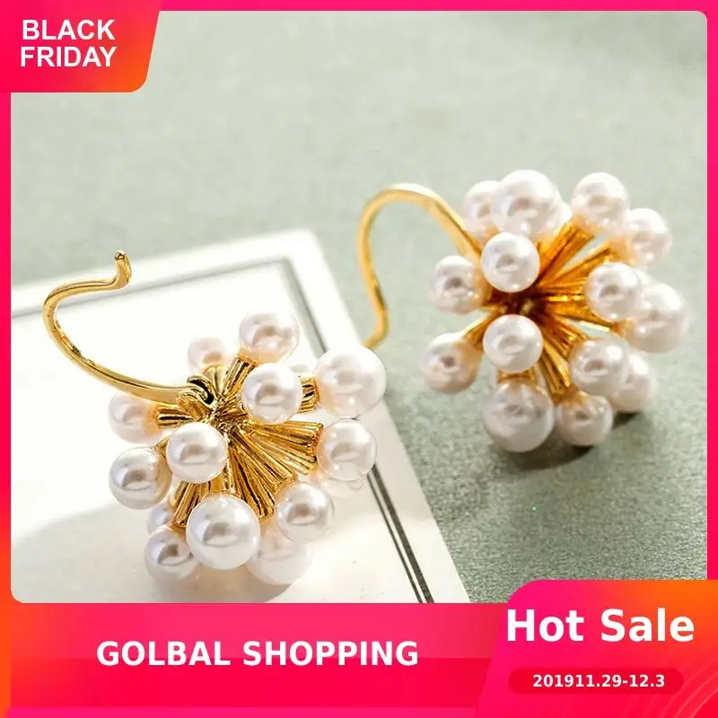 Korean Style Simulated Pearl Earrings for Women Wedding Bridesmaid Jewelry Gorgeous Design Cluster Ball Pearls Dangle Earring
Korean Style Simulated Pearl Earrings for Women Wedding Bridesmaid Jewelry Gorgeous Design Cluster Ball Pearls Dangle Earring
