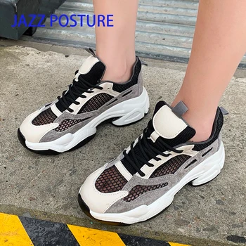 2020 Sneakers Women Platform Shoes Fashionable Breathable Spring Autumn Zapatos Mujer Designer Casual Chunky Shoes Woman z558
2020 Sneakers Women Platform Shoes Fashionable Breathable Spring Autumn Zapatos Mujer Designer Casual Chunky Shoes Woman z558