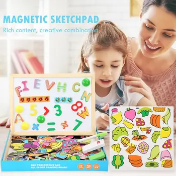 Early Educational Toys Intelligence Drawing Writing Toys Simple New and High Quality Wooden Magnetic Multi-in-one Sketchpad
Early Educational Toys Intelligence Drawing Writing Toys Simple New and High Quality Wooden Magnetic Multi-in-one Sketchpad