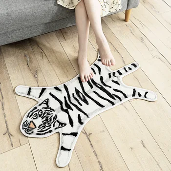 White tiger carpet floor mat 54*82cm rug animal home mat bed room carpet water absorbent carpet yellow white leopard cartoon
White tiger carpet floor mat 54*82cm rug animal home mat bed room carpet water absorbent carpet yellow white leopard cartoon