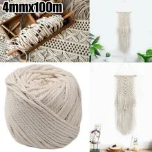 4 Mm Natural Beige Cotton Twisted Cord Rope DIY Craft Artisan Macrame String Punch Needle Sewing Accessories
4 Mm Natural Beige Cotton Twisted Cord Rope DIY Craft Artisan Macrame String Punch Needle Sewing Accessories