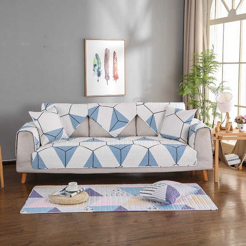 Four-season Cotton Cloth Sofa Coaster Quilted Printed Three-seat Sofa Cushion Cover
Four-season Cotton Cloth Sofa Coaster Quilted Printed Three-seat Sofa Cushion Cover