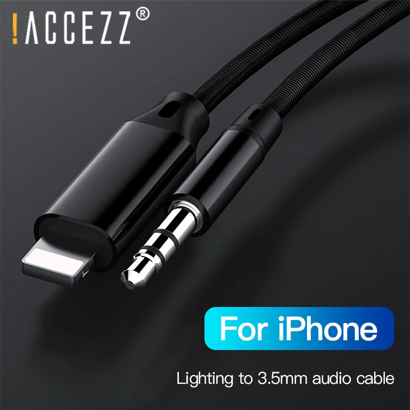 !ACCEZZ AUX Audio To Lighting Cable For IPhone 7 8 Plus X XS XR Converter Audio Cable 3.5mm Jack Car AUX Headphone Adapter 1M
!ACCEZZ AUX Audio To Lighting Cable For IPhone 7 8 Plus X XS XR Converter Audio Cable 3.5mm Jack Car AUX Headphone Adapter 1M