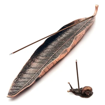 Incense Holder Set - Leaf and Snail Incense Burner, Incense Holders for Sticks Ash Catcher, Incense Ash Catcher Tray
Incense Holder Set - Leaf and Snail Incense Burner, Incense Holders for Sticks Ash Catcher, Incense Ash Catcher Tray