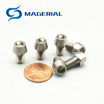 Titanium Bolt M6x10mm Brake Wire Fixing for XT/XTR Gold /Multiple Color for Road and MTB Bike TC4 fastener 2PCS
Titanium Bolt M6x10mm Brake Wire Fixing for XT/XTR Gold /Multiple Color for Road and MTB Bike TC4 fastener 2PCS