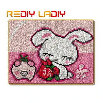 Latch Hook Rug Kits Crocheting Carpet Rug White Rabbit Pig Acrylic Yarn Printed Canvas Cushion Mat Crochet Wall Tapestry Crafts
Latch Hook Rug Kits Crocheting Carpet Rug White Rabbit Pig Acrylic Yarn Printed Canvas Cushion Mat Crochet Wall Tapestry Crafts