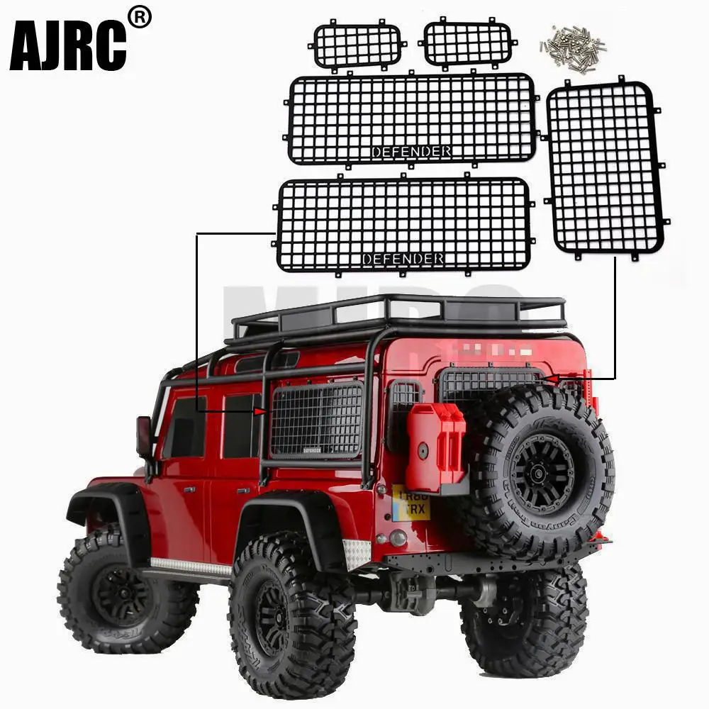 AJRC TRAXXAS TRX4 Defender 82056-4 Metal Window Mesh Protective Net for 1/10 RC Crawler Car Traxxas Trx-4 Trx 4
AJRC TRAXXAS TRX4 Defender 82056-4 Metal Window Mesh Protective Net for 1/10 RC Crawler Car Traxxas Trx-4 Trx 4