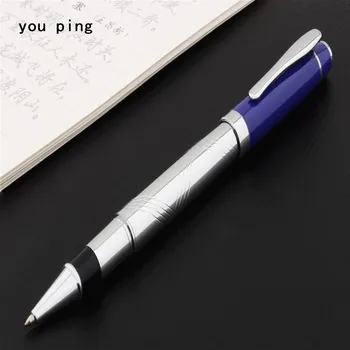 Luxury pen 034 Blue hat Platinum Spiral wire Business office Rollerball Pen School student stationery Supplies Ballpoint Pens
Luxury pen 034 Blue hat Platinum Spiral wire Business office Rollerball Pen School student stationery Supplies Ballpoint Pens