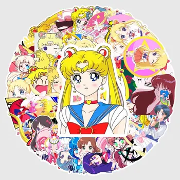 59 Pcs/Pack Kawaii Sailor Moon Cartoon Adhesive Stickers DIY Decoration Diary Stationery Stickers Children Gift 
59 Pcs/Pack Kawaii Sailor Moon Cartoon Adhesive Stickers DIY Decoration Diary Stationery Stickers Children Gift