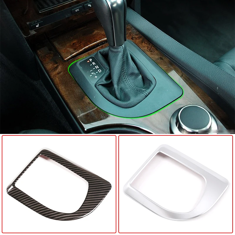 Car Center Console Gear Shift Panel Cover Trim ABS Chrome Carbon Fiber For BMW 5 Series E60 2004-2007 Auto Interior Accessories
Car Center Console Gear Shift Panel Cover Trim ABS Chrome Carbon Fiber For BMW 5 Series E60 2004-2007 Auto Interior Accessories