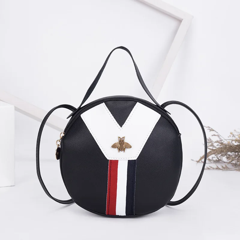 2020 Cool Contrast Color Korean-style New Style WOMEN'S Bag round Bag Bees Summer Shoulder WOMEN'S Bag Mobile Phone Bag
2020 Cool Contrast Color Korean-style New Style WOMEN'S Bag round Bag Bees Summer Shoulder WOMEN'S Bag Mobile Phone Bag