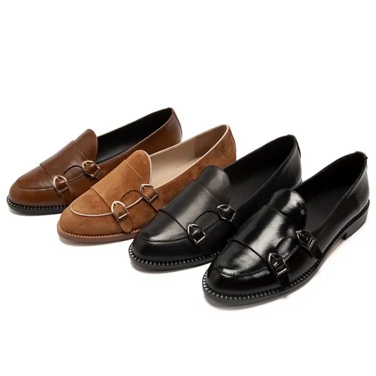 Mei yi lang Metal Buckled Spring And Autumn Shoes Women's round-Toe Flat Low Heel Loafers 2020 New Products WOMEN'S Shoes
Mei yi lang Metal Buckled Spring And Autumn Shoes Women's round-Toe Flat Low Heel Loafers 2020 New Products WOMEN'S Shoes