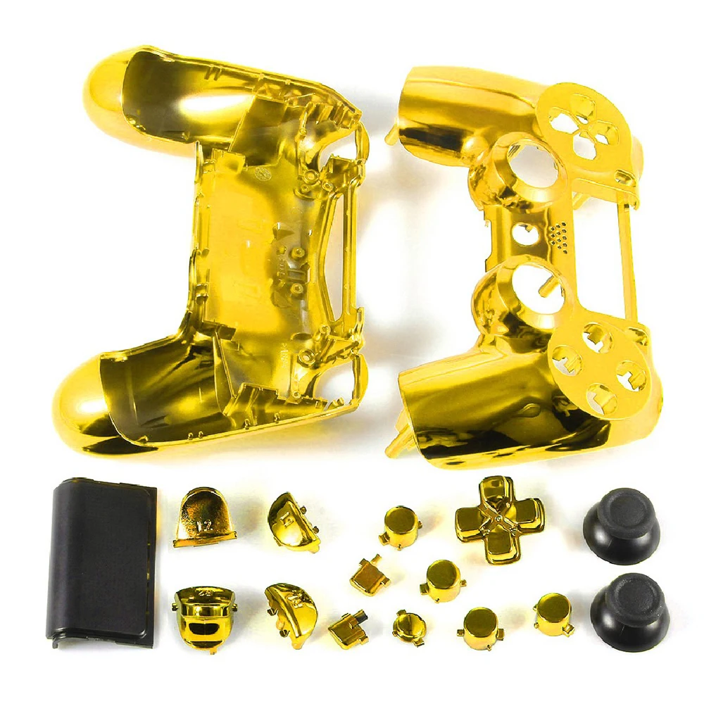10 Sets Full Housing Shell Case Skin Cover Button Set with Full Buttons Mod Kit Replacement For Playstation 4 /PS4 Controller
10 Sets Full Housing Shell Case Skin Cover Button Set with Full Buttons Mod Kit Replacement For Playstation 4 /PS4 Controller