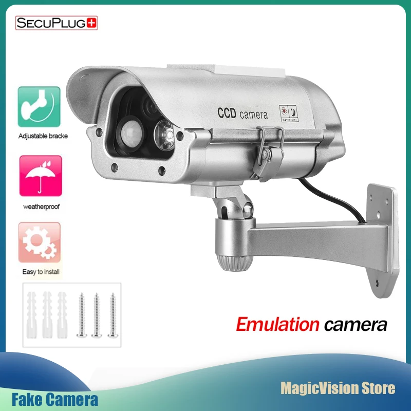 Fake Dummy camera security CCTV outdoor waterproof Emulational Decoy IR LED wifi Flash Red Led dummy video surveillance Camera
Fake Dummy camera security CCTV outdoor waterproof Emulational Decoy IR LED wifi Flash Red Led dummy video surveillance Camera