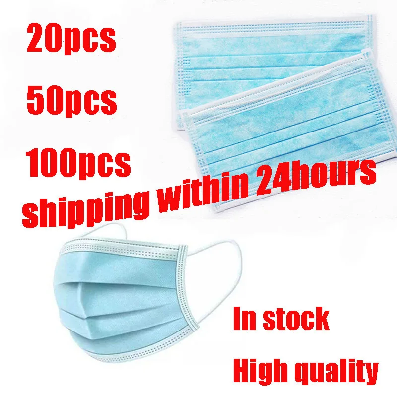20 Pcs 3 Layer Disposable Medical Protective Face Mouth Masks Anti PM2.5 Influenza Bacterial Facial Dust-Proof Safety Masks
20 Pcs 3 Layer Disposable Medical Protective Face Mouth Masks Anti PM2.5 Influenza Bacterial Facial Dust-Proof Safety Masks
