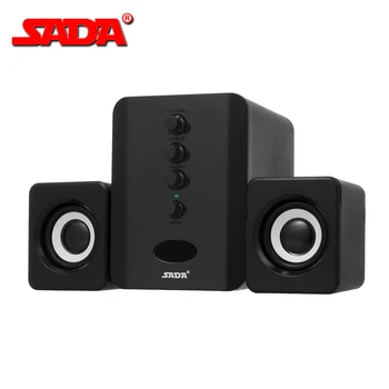 SADA D-202 USB Wired Combination Speakers Computer Speakers Bass Stereo Music Player Subwoofer Sound Box for PC Smart Phones
SADA D-202 USB Wired Combination Speakers Computer Speakers Bass Stereo Music Player Subwoofer Sound Box for PC Smart Phones