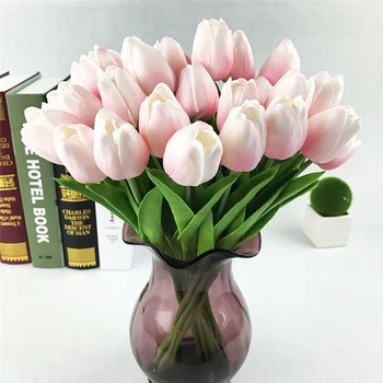 10pcs Tulip Artificial Flowers Wedding Decoration Simulation Bride Bouquet Calla Real Touch Flores Para for Home Garden decor 
10pcs Tulip Artificial Flowers Wedding Decoration Simulation Bride Bouquet Calla Real Touch Flores Para for Home Garden decor