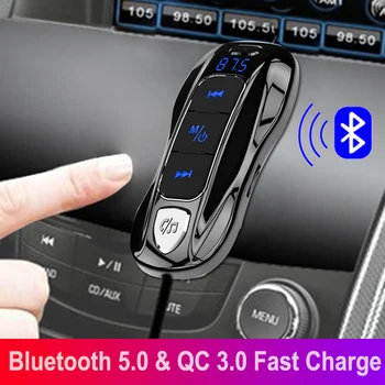 JINSERTA Bluetooth 5.0 MP3 Player Car Kit Handsfree Wireless FM Transmitter Dual USB QC3.0 Quick Charger TF Music Player
JINSERTA Bluetooth 5.0 MP3 Player Car Kit Handsfree Wireless FM Transmitter Dual USB QC3.0 Quick Charger TF Music Player