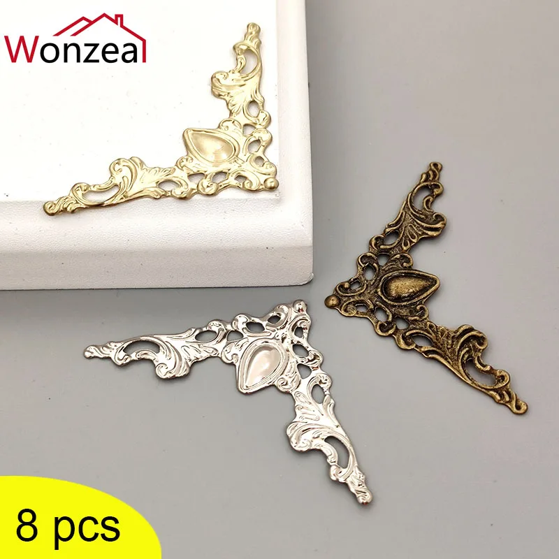 Decorative Box Corner Brackets 8pcs Photo Frame Corners Protector For For Jewelry Chest Gift Wooden Furniture Fittings Hardware
Decorative Box Corner Brackets 8pcs Photo Frame Corners Protector For For Jewelry Chest Gift Wooden Furniture Fittings Hardware