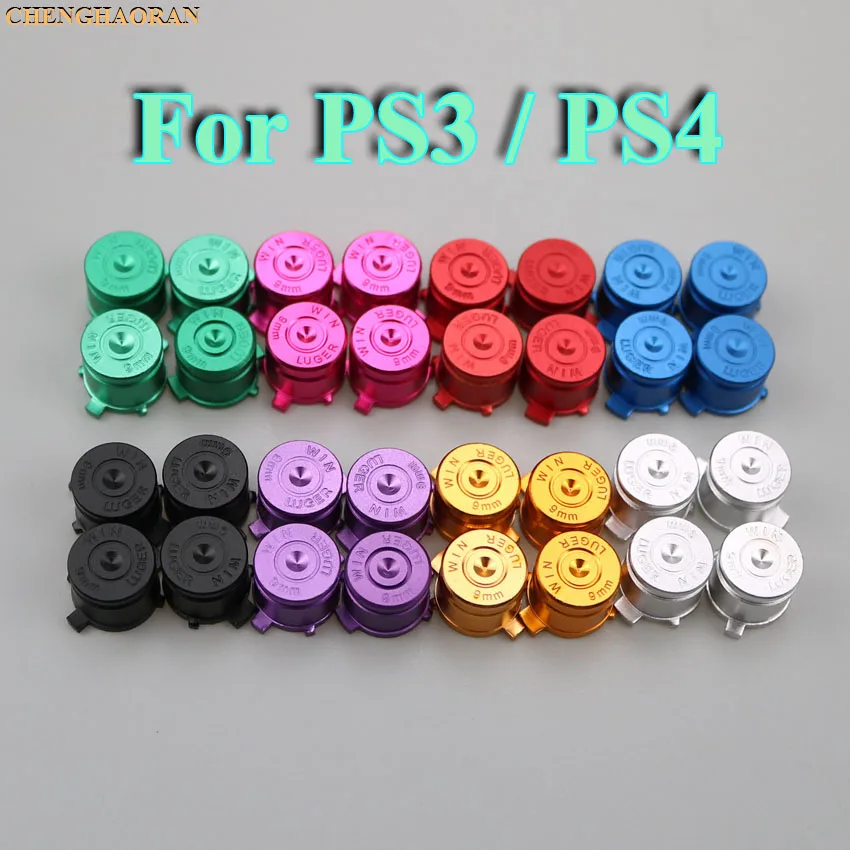 ChengHaoRan 16sets Fashion 4Pcs=1set 8colors Replacement Metal Bullet Buttons Kit for Sony PS4/PS3 Controller
ChengHaoRan 16sets Fashion 4Pcs=1set 8colors Replacement Metal Bullet Buttons Kit for Sony PS4/PS3 Controller