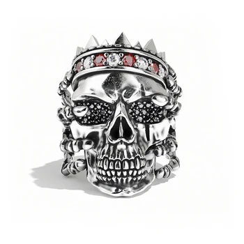 Huitan New Trendy Skull in Hand Men Rings Skeleton King 3 Colors Available Punk Male Finger Ring Dance Party Personality Jewelry
Huitan New Trendy Skull in Hand Men Rings Skeleton King 3 Colors Available Punk Male Finger Ring Dance Party Personality Jewelry