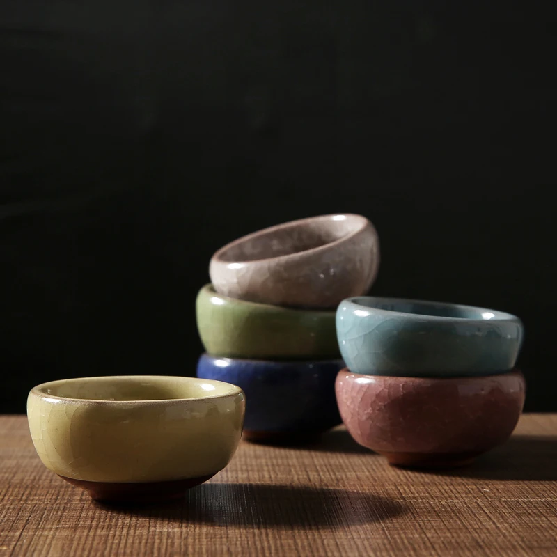 Ice Crack Glaze Small Teacup Ceramic Kung Fu Tea Set Chinese Porcelain Master Cup Tea Bowls Desktop Creative Potted Plant
Ice Crack Glaze Small Teacup Ceramic Kung Fu Tea Set Chinese Porcelain Master Cup Tea Bowls Desktop Creative Potted Plant