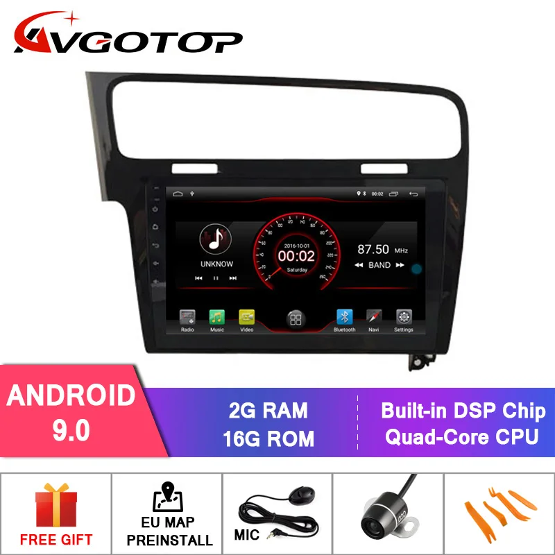 AVGOTOP 9243B Android 9 Bluetooth GPS Car Radio DVD Player For VOLKSWAGEN GOLF 7 (BLACK) MP4 Vehicle Multimedia
AVGOTOP 9243B Android 9 Bluetooth GPS Car Radio DVD Player For VOLKSWAGEN GOLF 7 (BLACK) MP4 Vehicle Multimedia