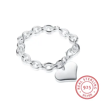 LEKANI Luxury 925 Sterling Silver Heart Charm Bracelet High Quality Men Women Silver Bracelet Pulceras Armband Fine Jewelry
LEKANI Luxury 925 Sterling Silver Heart Charm Bracelet High Quality Men Women Silver Bracelet Pulceras Armband Fine Jewelry