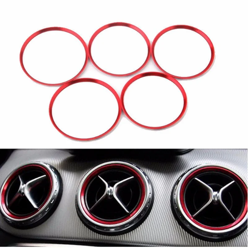 1 Set Car Inner Air Vent Outlet Ring Cover Trim Aluminium Alloy Auto Decoration Accessories For Benz C Class W205 S205 2014-2020
1 Set Car Inner Air Vent Outlet Ring Cover Trim Aluminium Alloy Auto Decoration Accessories For Benz C Class W205 S205 2014-2020