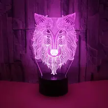 Wolf 3D Lamp Colorful Touch Remote Control LED Night Light Creative Animal Gift Toys Small Table Lamp Bedroom Decor Nightlight
Wolf 3D Lamp Colorful Touch Remote Control LED Night Light Creative Animal Gift Toys Small Table Lamp Bedroom Decor Nightlight