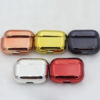 New Electroplated Earphone Case Earphones For Airpods Pro Case Bluetooth Wireless Earphone PC Hard Shell Protective Cover
New Electroplated Earphone Case Earphones For Airpods Pro Case Bluetooth Wireless Earphone PC Hard Shell Protective Cover