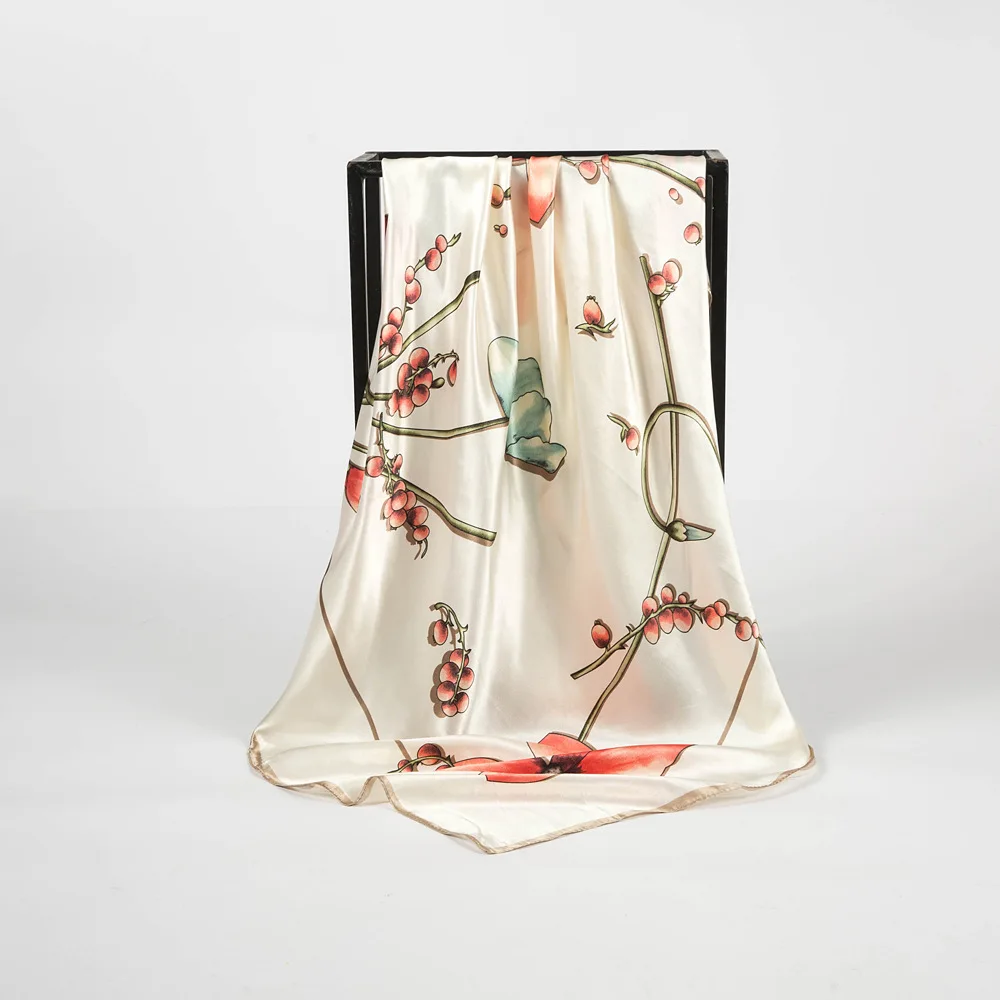 (90x90cm) 2020 New Women's printed square scarf simulation silk scarf fashion vacation shawl scarf
(90x90cm) 2020 New Women's printed square scarf simulation silk scarf fashion vacation shawl scarf