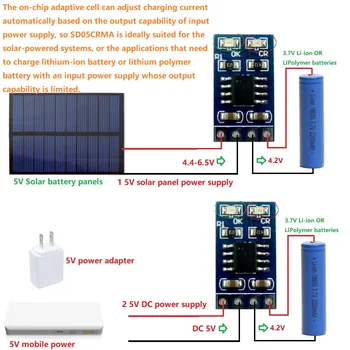 2x 1A 4.2V 3.7V Li-ion Li-Po Lithium Battery Multifunction Charger MPPT Solar Controller Module for Solar panel mobile power USB
2x 1A 4.2V 3.7V Li-ion Li-Po Lithium Battery Multifunction Charger MPPT Solar Controller Module for Solar panel mobile power USB