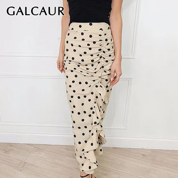 GALCAUR Polka Dot Hit Color Women Skirt High Waist Patchwork Ruffles Asymmetrical Midi Summer Skirts Female Fashion 2020 New
GALCAUR Polka Dot Hit Color Women Skirt High Waist Patchwork Ruffles Asymmetrical Midi Summer Skirts Female Fashion 2020 New