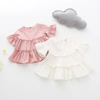 2020 Summer Girl T shirt Baby Girl Clothes Children Clothing Fashion Ruffles sleeve Kids 100% cotton blouse T-shirt Age 1-4Y
2020 Summer Girl T shirt Baby Girl Clothes Children Clothing Fashion Ruffles sleeve Kids 100% cotton blouse T-shirt Age 1-4Y