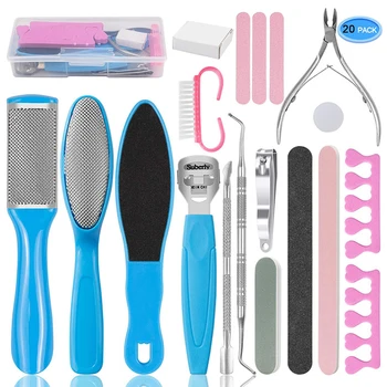20Pcs/set Professional Pedicure Tools Foot Care Kit Foot Rasp Dead Skin Remover Pedicure Kit for Men Women LDO99
20Pcs/set Professional Pedicure Tools Foot Care Kit Foot Rasp Dead Skin Remover Pedicure Kit for Men Women LDO99