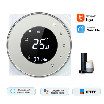 Smart Wifi Thermostat Gas Boiler Heating Thermostat Temperature Controller Voice Control For Amazon Echo Google Home Tuya
Smart Wifi Thermostat Gas Boiler Heating Thermostat Temperature Controller Voice Control For Amazon Echo Google Home Tuya