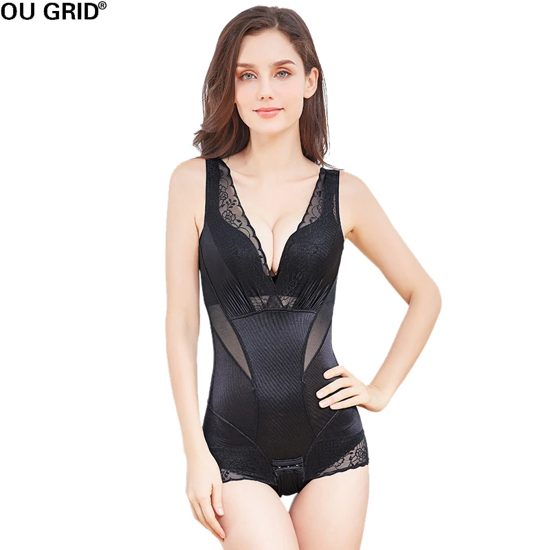 Women Bodysuit Shapewear Underwear See Through Mesh Sexy V-neck Bottom Stretch Slim Shapewear
Women Bodysuit Shapewear Underwear See Through Mesh Sexy V-neck Bottom Stretch Slim Shapewear