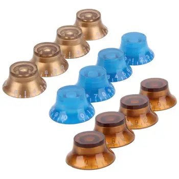 Guitar Parts 4 Acryl Speed Buttons Volume Tone Control Button for Electric Guitar Parts Accessories Gold, Coffee, Blue
Guitar Parts 4 Acryl Speed Buttons Volume Tone Control Button for Electric Guitar Parts Accessories Gold, Coffee, Blue