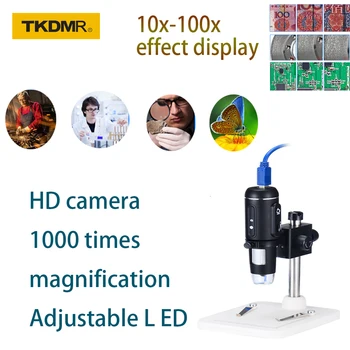 Portable 8LED microscope 5 million electron microscope 1080P HD digital screen USB3.0 interface 1000 times electron microscope
Portable 8LED microscope 5 million electron microscope 1080P HD digital screen USB3.0 interface 1000 times electron microscope