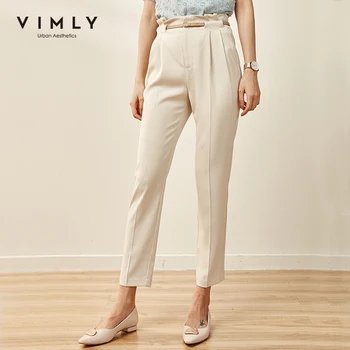 Vimly 2020 Summer Office Lady Pencil Pants Elegant Women Formal Slim Solid High Waist Belt Vogue Female Knee Length Pants F1028
Vimly 2020 Summer Office Lady Pencil Pants Elegant Women Formal Slim Solid High Waist Belt Vogue Female Knee Length Pants F1028