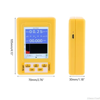 BR-9C 2-in-1 Nuclear Radiation Detector Geiger Counter EMF Meter Electromagnetic Radiation Tester Handheld Portable N18 20
BR-9C 2-in-1 Nuclear Radiation Detector Geiger Counter EMF Meter Electromagnetic Radiation Tester Handheld Portable N18 20