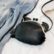 Fashion Crab Shape PU Leather Crossbody Bags For Women 2021 Trend Hand Bag Female Causal Branded Shoulder Handbags New 
Fashion Crab Shape PU Leather Crossbody Bags For Women 2021 Trend Hand Bag Female Causal Branded Shoulder Handbags New