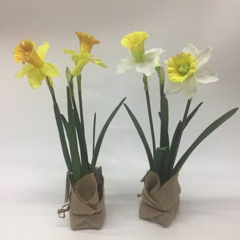 Modern wind simulation Narcissus potted green plant interior decoration with wedding flowers Free Shipping
Modern wind simulation Narcissus potted green plant interior decoration with wedding flowers Free Shipping
