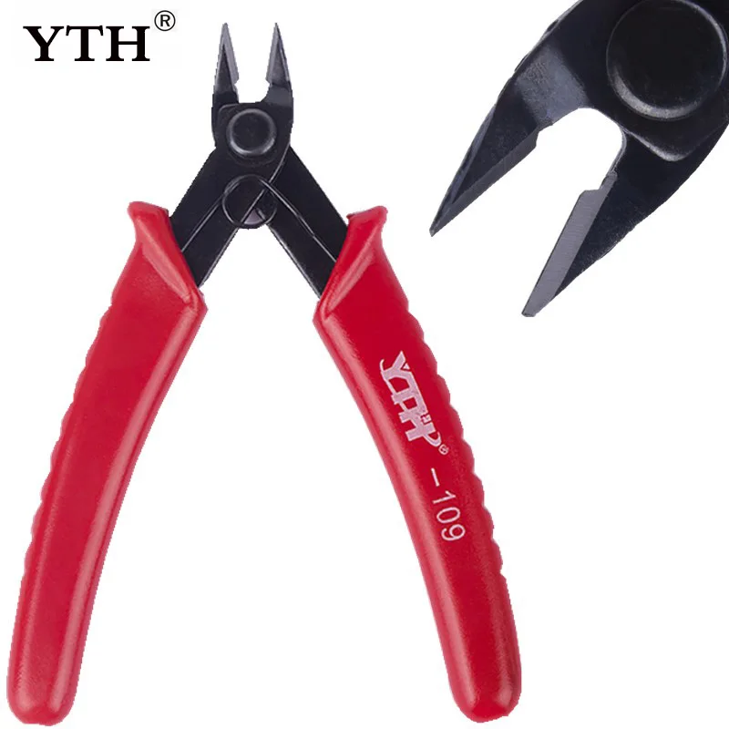 YTH Mini Diagonal Pliers Electrician tools YTH-109 5" Wire Cable Cutters Cutting Side Snips Trimming Flush Pliers
YTH Mini Diagonal Pliers Electrician tools YTH-109 5" Wire Cable Cutters Cutting Side Snips Trimming Flush Pliers