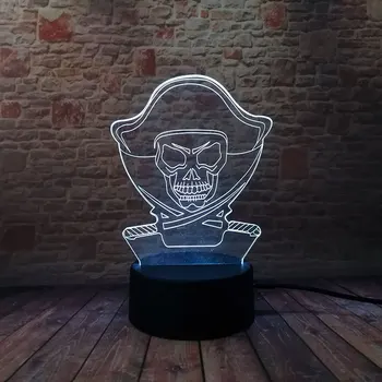 Novelty 3D Illusion Led Lamp Colorful Touch Nightlight Flash Lighting Pirate Captain Figure Model Toys
Novelty 3D Illusion Led Lamp Colorful Touch Nightlight Flash Lighting Pirate Captain Figure Model Toys