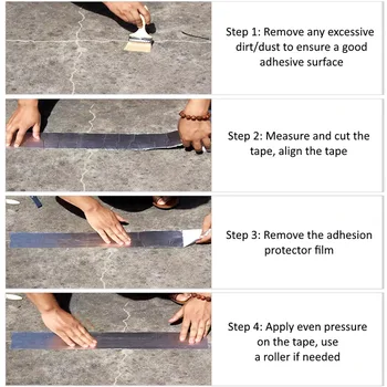 Waterproof Self-adhesive Tape Aluminum Butyl Foil Heat Shield for Roof Pipe Repairing JDH99
Waterproof Self-adhesive Tape Aluminum Butyl Foil Heat Shield for Roof Pipe Repairing JDH99