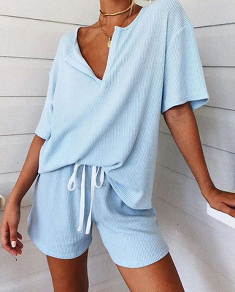 Pijama Verano Mujer Solid Home Suit Women Summer Sleepwear Set Home Clothes Anchor Print Pyjamas Room Wear Cotton Pajamas Sets
Pijama Verano Mujer Solid Home Suit Women Summer Sleepwear Set Home Clothes Anchor Print Pyjamas Room Wear Cotton Pajamas Sets